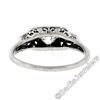 Image 9 : Art Deco Platinum 0.50 ctw Old European Diamond Engagement Ring