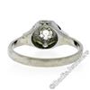 Image 7 : Art Deco 14kt White Gold 0.28 ctw Diamond Solitaire Engagement Ring