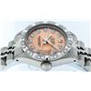 Image 6 : Rolex Ladies Stainless Steel Salmond Pyramid Diamond Datejust Wristwatch