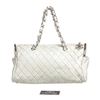 Image 1 : Chanel White Ultimate Soft Leather Sombrero Bowler Bag
