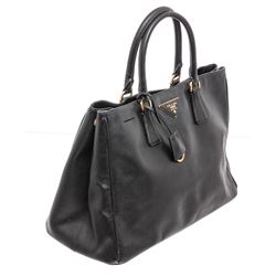 Prada Black Saffiano Lux Large Tote