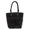 Image 1 : Chanel Black Quilted Leather Small Ligne Cambon Bucket Tote