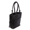 Image 2 : Chanel Black Quilted Leather Small Ligne Cambon Bucket Tote