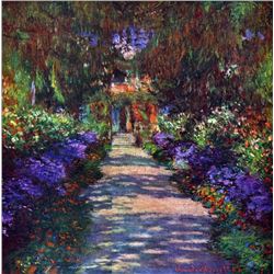 Claude Monet - Garden at Giverny