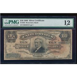 1886 $10 Silver Certificate PMG 12