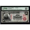 Image 1 : 1902 $10 Chicago National Bank Note PMG 25