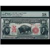 Image 1 : 1901 $10 Bison Legal Tender Note PMG 58