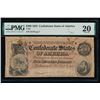 Image 1 : 1864 $500 Confederate States of America Note PMG 20