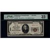 Image 1 : 1929 $20 Philipsburg National Bank Note PMG 25