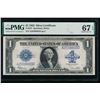 Image 1 : 1923 $1 Silver Certificate PMG 67EPQ