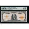 Image 1 : 1922 $10 Gold Certificate PMG 63