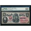 Image 1 : 1875 $5 Legal Tender Note PMG 63EPQ
