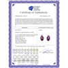 Image 2 : Genuine 3.16 ctw Amethyst & Diamond Earrings 14KT White Gold - REF-45K2V