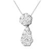 2 CTW Diamond Necklace 14K White Gold - REF-193R8K