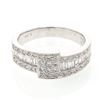 0.67 CTW Diamond Ring 18K White Gold - REF-83Y4X