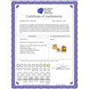 Image 2 : Genuine 1.75 ctw Citrine Earrings 14KT Yellow Gold - REF-24Z3N