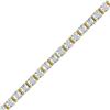 Image 1 : Womens Round Diamond Single Row Fashion Bracelet 1/2 Cttw 10kt Yellow Gold - REF-75M5H