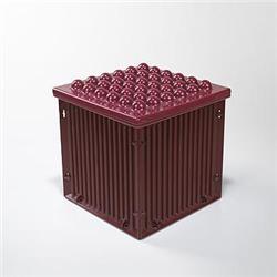 Ettore Sottsass lidded box Olivetti  It