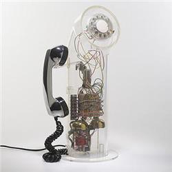 American phone c. 1970 acrylic, plastic