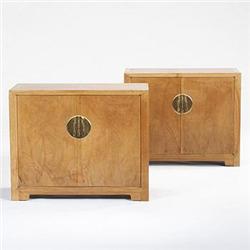 Baker pair of cabinets from the Far Eas