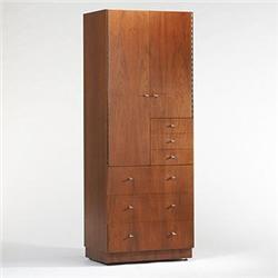 Directional chest USA, c. 1968 walnut, 