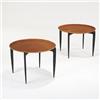 Image 1 : Fritz Hansen tray tables, pair Denmark,