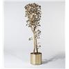 Image 1 : C. Jere potted tree USA, c. 1970 brass,