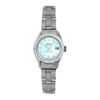 Image 1 : Rolex Pre-owned 26mm Womens Custom Ice Blue Dial Stainless Steel - REF-470X3K