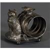 Image 1 : VICTORIAN FIGURAL NAPKIN RING Cat with 