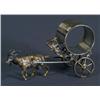 Image 1 : VICTORIAN FIGURAL NAPKIN RING Goat pull