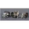 Image 1 : 3 VICTORIAN FIGURAL NAPKIN RINGS Scotti