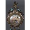 Image 2 : VIENNESE SILVER AND ENAMELED CLOCK, sig