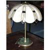 Image 1 : LEADED GLASS PARLOR LAMP, 16 diameter,