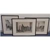 Image 1 : ANTON SCHUTZ ETCHINGS (3), scenes of Ba