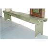 Image 1 : GREEN PAINTED BENCH, possibly Shaker, 7