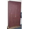 Image 1 : RED PAINTED AMERICAN PINE CUPBOARD, 19t