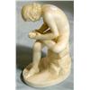 Image 1 : ALABASTER CLASSICAL FIGURE, 9 high,  C