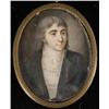 Image 1 : FRENCH MINATURE PORTRAIT, Gentleman Wit