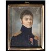 Image 1 : FRENCH MINATURE PORTRAIT, Captain, Line