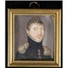 Image 1 : FRENCH MINATURE PORTRAIT, Captain Line 