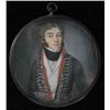 Image 1 : FRENCH MINATURE PORTRAIT, E. F. Damas A