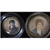 Image 1 : TWO FRENCH MINATURE PORTRAITS, Young La