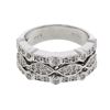 Image 1 : 0.50 CTW Diamond Ring 14K White Gold - REF-68W8H