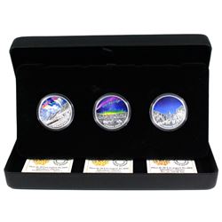 2019 Canada $20 Sky Wonders Subscription Full 3-coin Fine Silver Set Featuring Fire Rainbow, "Steve"