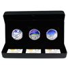 Image 1 : 2019 Canada $20 Sky Wonders Subscription Full 3-coin Fine Silver Set Featuring Fire Rainbow, "Steve"