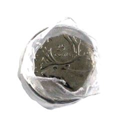 Scarce 1991 Canada 25-cent Original Roll of 40pcs.