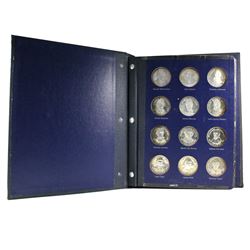 *36oz. of Pure Silver; 1970 Franklin Mint- Sterling Silver United States Presidential Medal Collecti