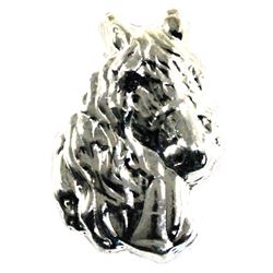 2 oz. Fine Silver Horse Head cast Bar by Beaver Bullion. .999 Fine (Tax Exempt)