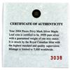 Image 4 : 2004 $5 1oz Fine Silver Reverse Proof Pisces Privy Mark Still sealed in original Pliofilm, comes wit