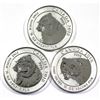 Image 1 : Lot of 3x 2018 $2  3/4 oz. Fine Silver reverse proof Bear's. (2.25 oz. total) (Tax Exempt)  3pc